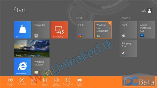 Windows 8 Betaͼ/ع